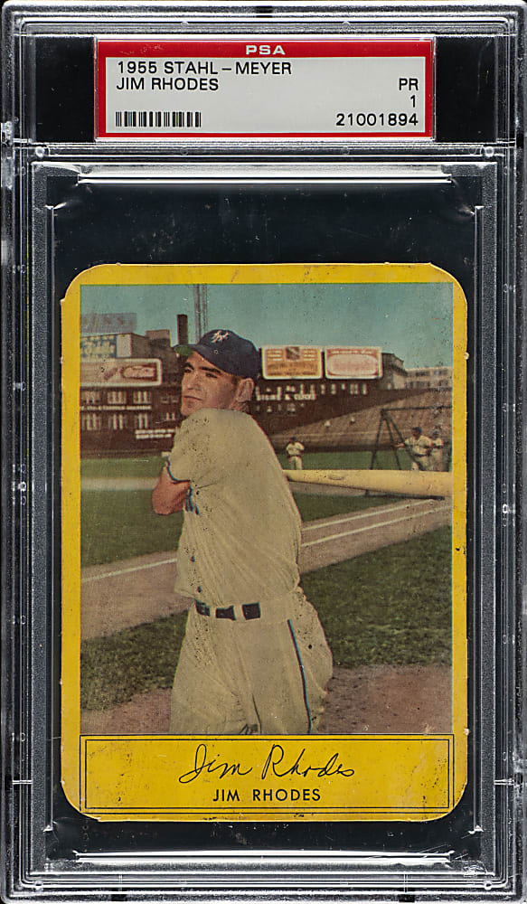 1955 Stahl-Meyer Franks Jim Rhodes PSA POOR 1