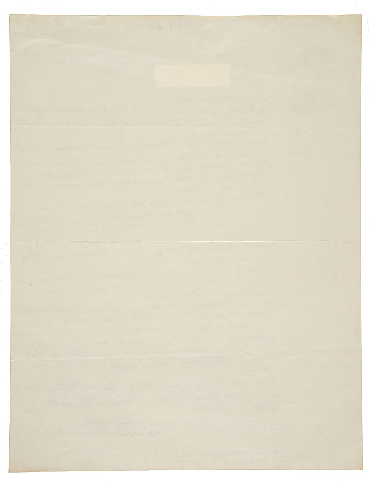 1976 James "Cool Papa" Bell Signed Handwritten Letter