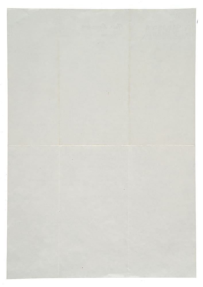 1945 Tris Speaker Signed Letter