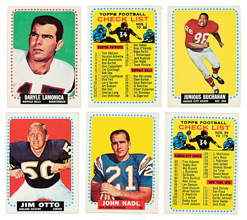 1964 Topps Football Complete Set (176)