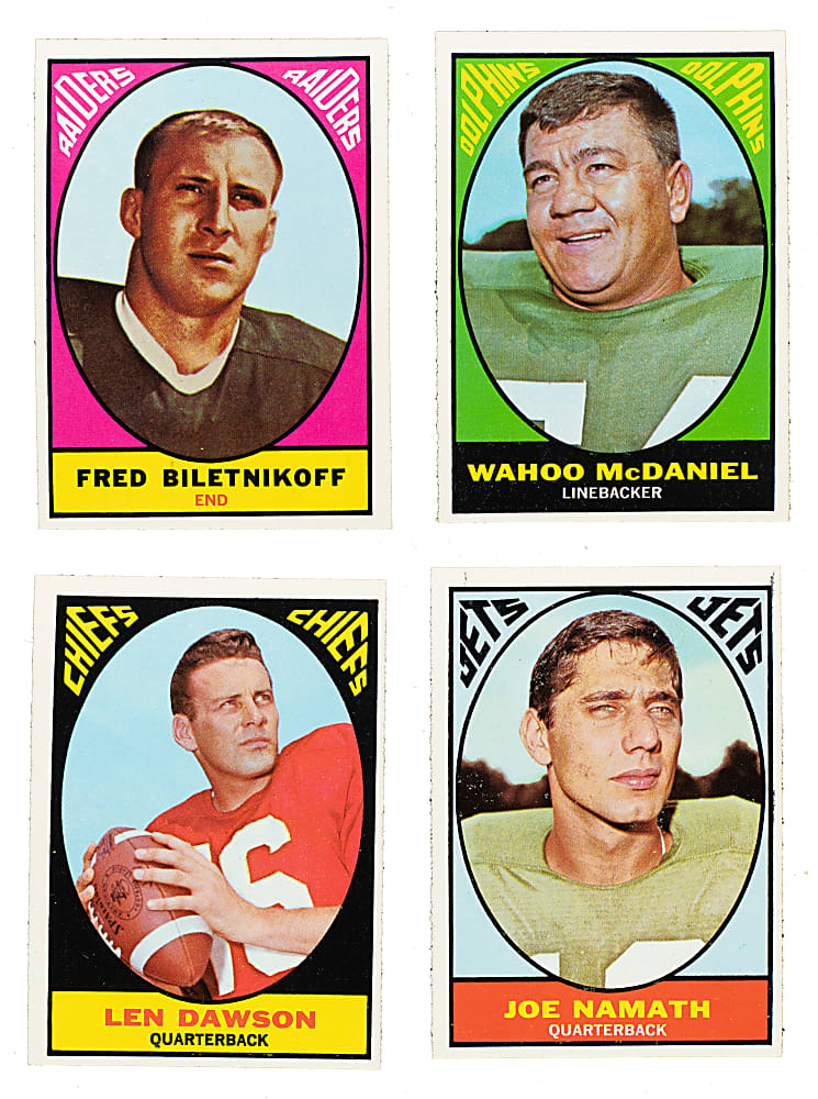 High-Grade 1967 Topps Football Complete Set (132)