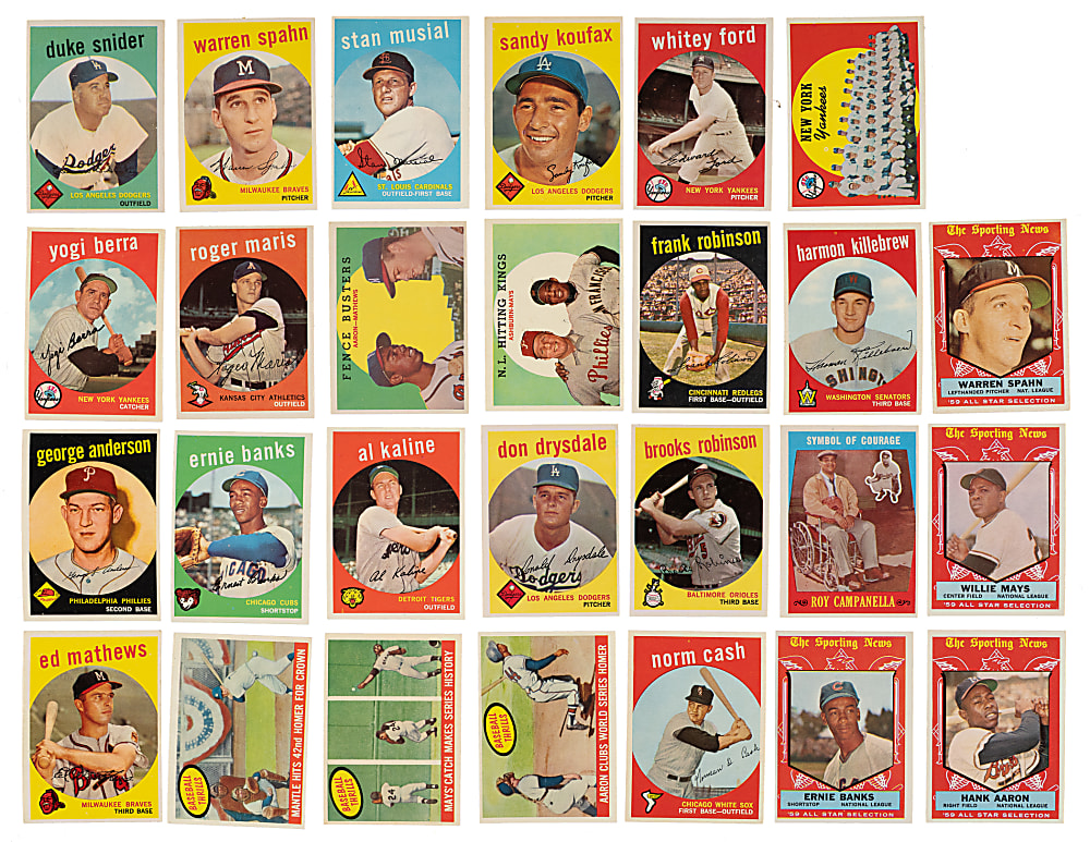 1959 Topps Complete Set (572)