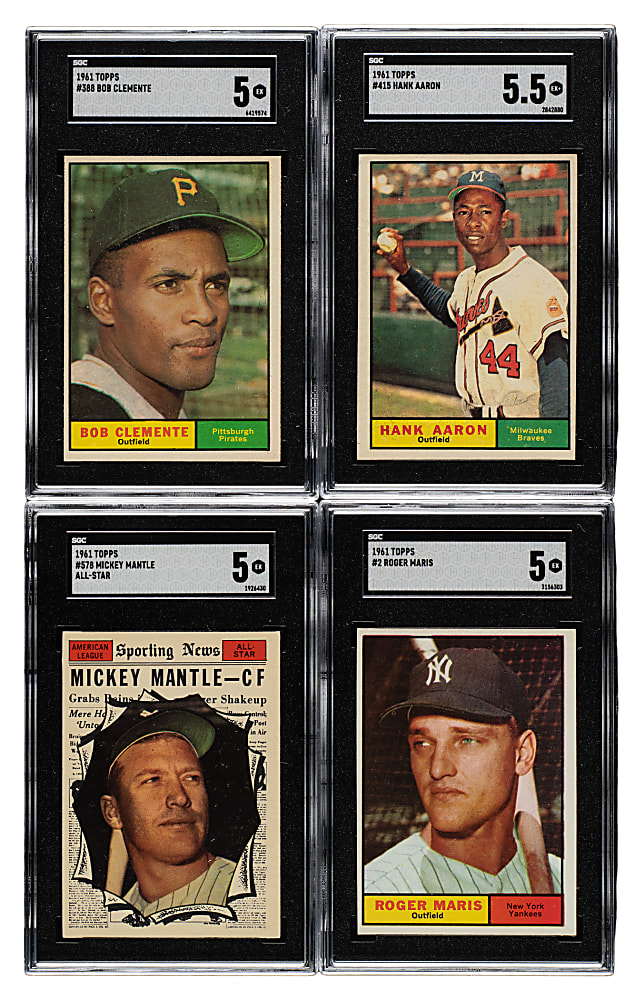 1961 Topps Near-Complete Set (586/587)