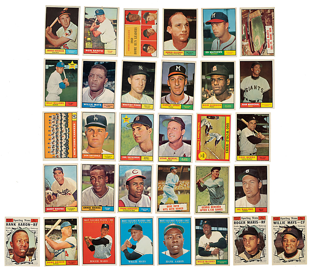 1961 Topps Near-Complete Set (586/587)