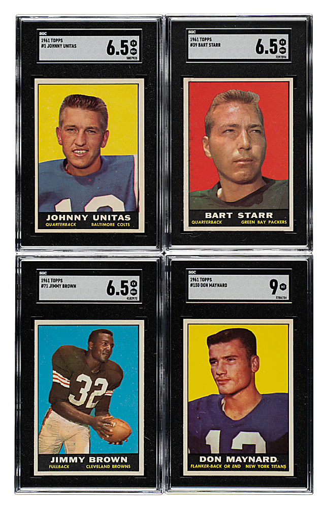 1961 Topps Football Complete Set (198)