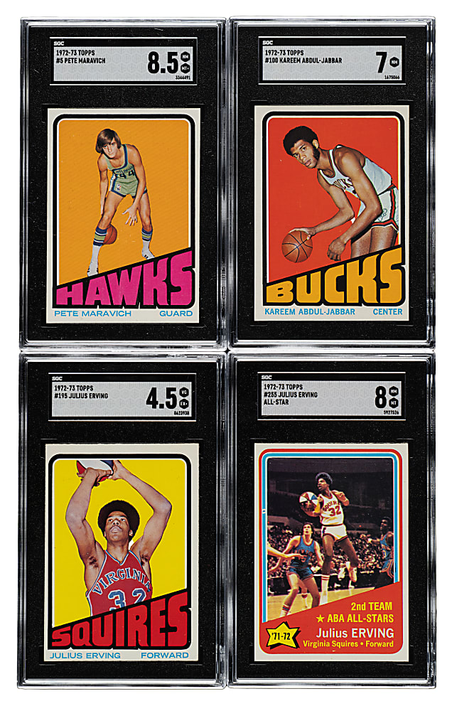 1972-1973 Topps Basketball Complete Set (264)