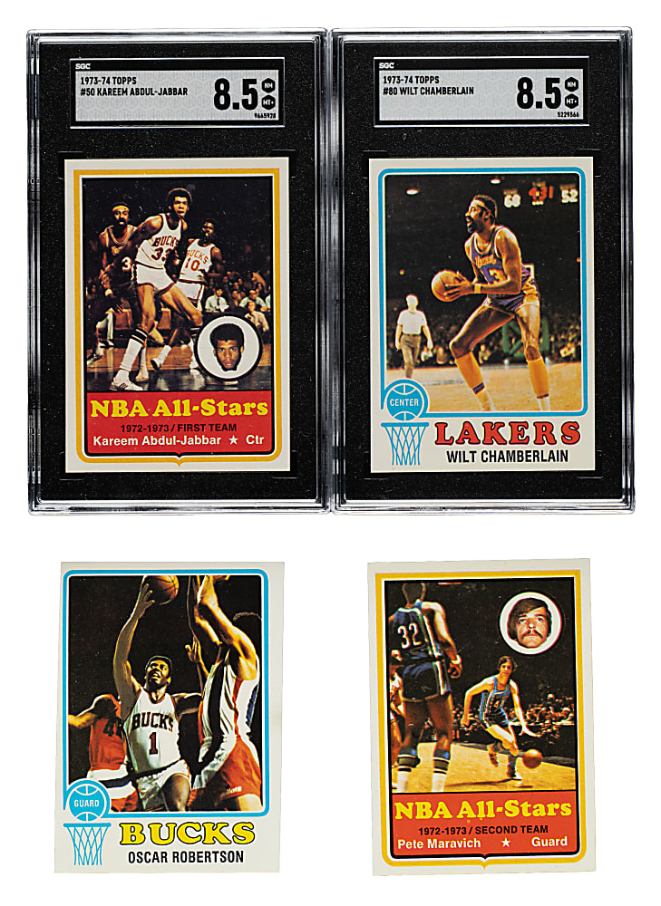 1973-1974 Topps Basketball Complete Set (264)