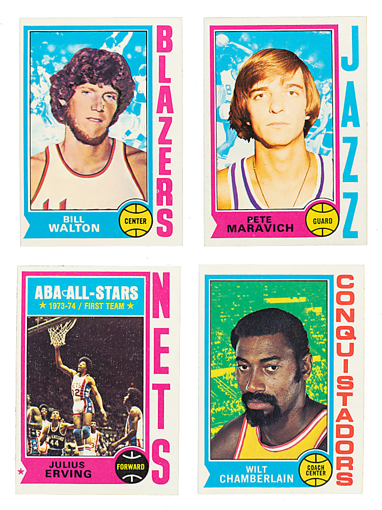1974-1975 Topps Basketball Complete Set (264)