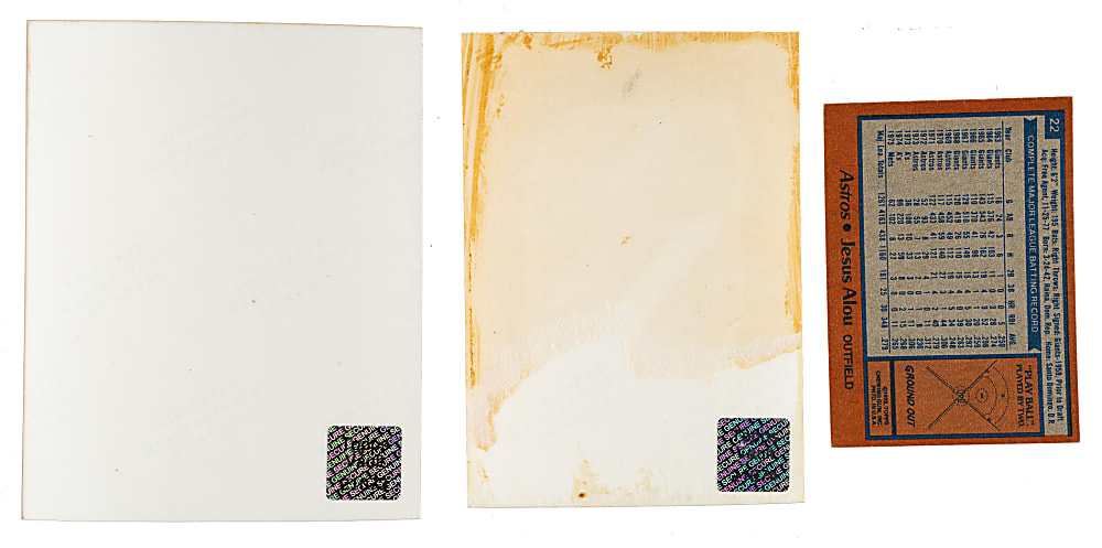 Circa 1978 Jesus Alou Original Photograph - Image Used For 1978 Topps Burger King Card