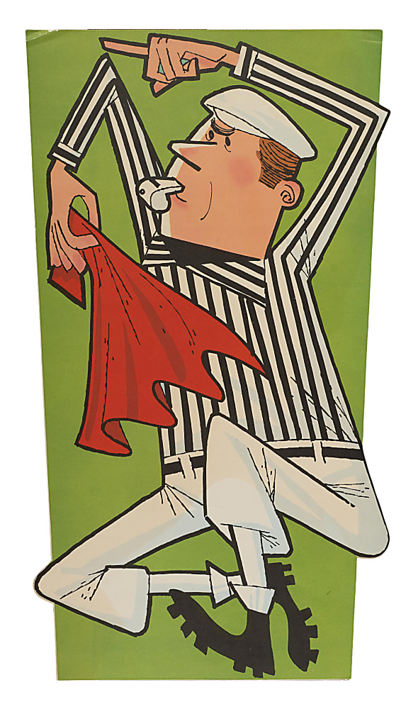 1960s Post Cereal Football Grocery Store Display Collection (6)