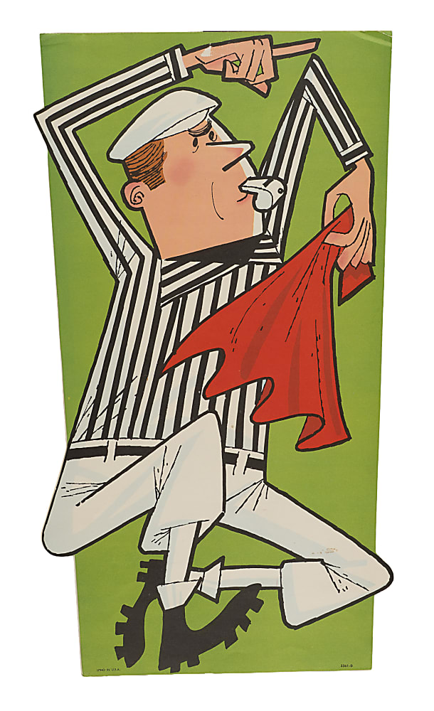 1960s Post Cereal Football Grocery Store Display Collection (6)