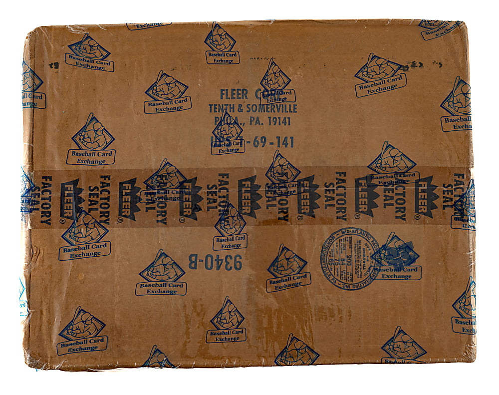 1989-1990 Fleer Basketball Factory-Sealed Unopened Wax Box Case (12 Boxes) - BBCE