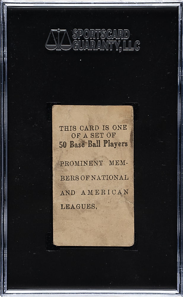 1909 E101 Anonymous "Set of 50" Honus Wagner Throwing SGC Authentic