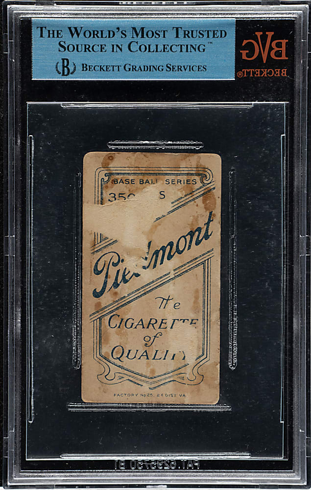 Signed 1909-1911 T206 White Border Elmer Flick - Beckett/JSA