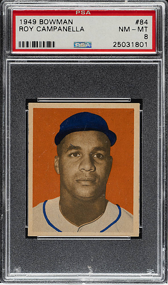 1949 Bowman #84 Roy Campanella Rookie PSA NM-MT 8