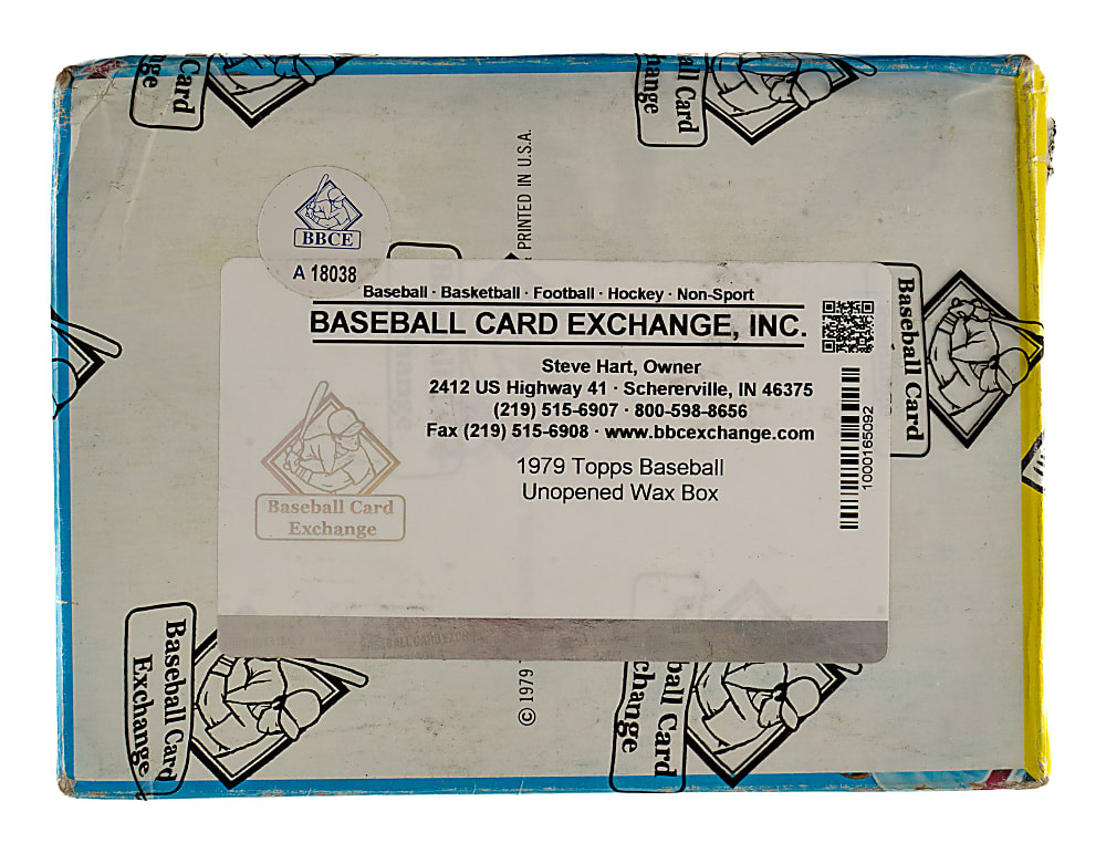 1979 Topps Unopened Wax Box (36 Packs) - BBCE