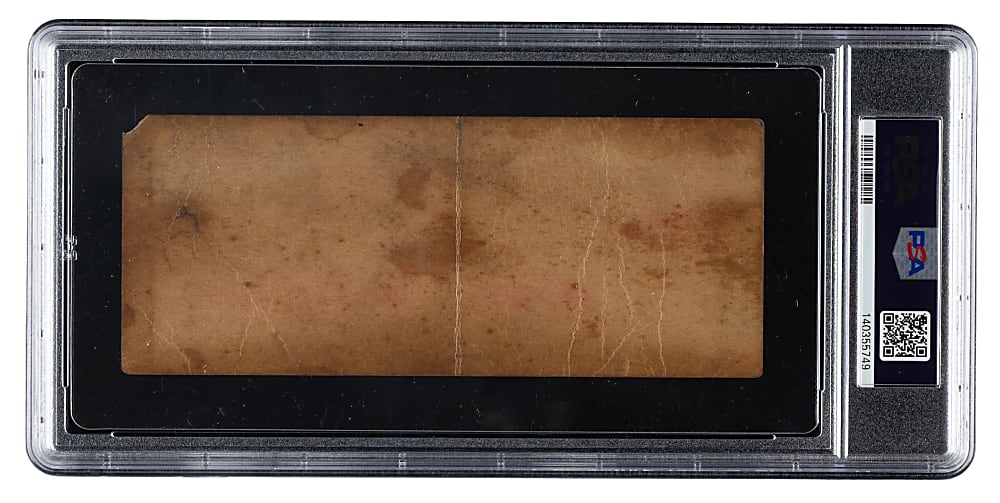 April 14, 1943 New York Yankees, New York Giants, and Brooklyn Dodgers Full Ticket PSA POOR 1 - CDVO Benefit Doubleheader - The Only Known Example!