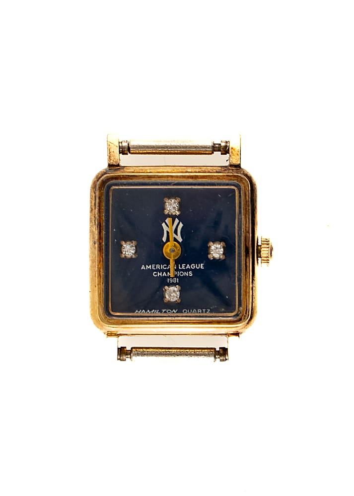 1981 New York Yankees Hamilton American League Champions Ladies Watch