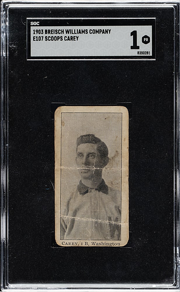 1903 E107 Breisch-Williams Scoops Carey SGC POOR 1