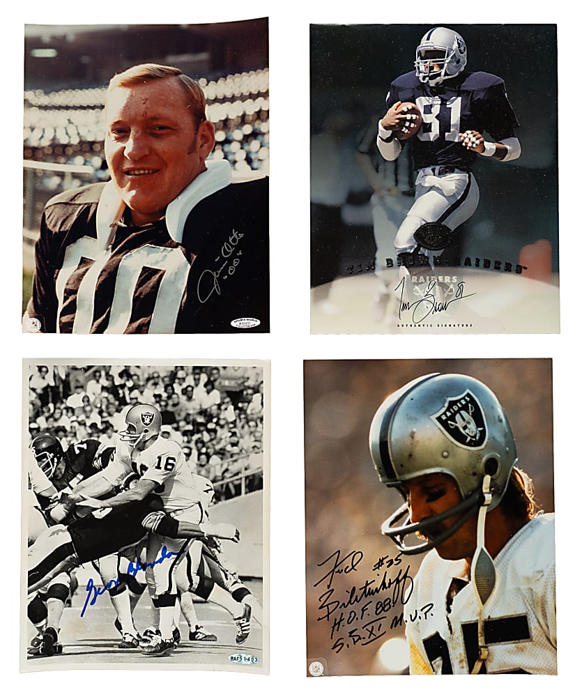 Oakland Raiders Signed Photograph Collection (212) Including George Blanda, Fred Biletnikoff, and John Madden