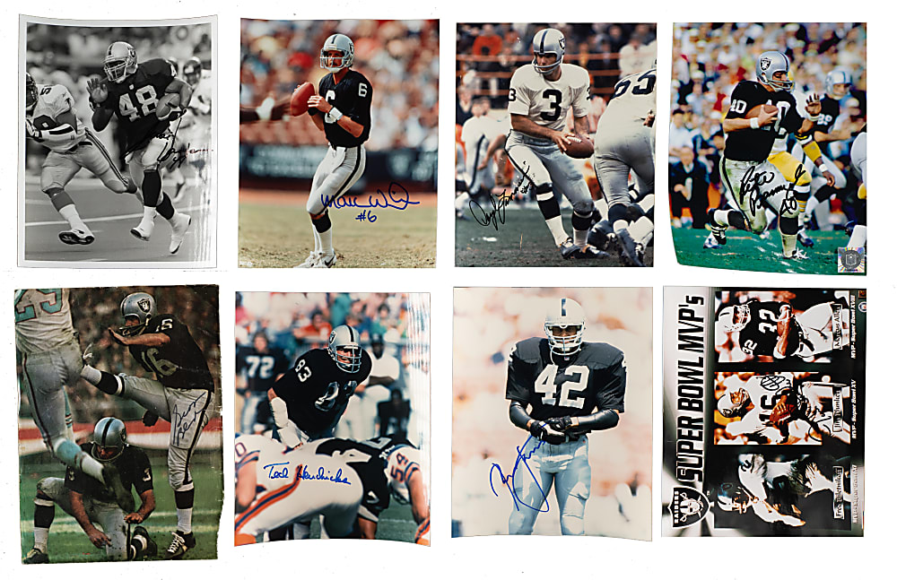 Oakland Raiders Signed Photograph Collection (212) Including George Blanda, Fred Biletnikoff, and John Madden