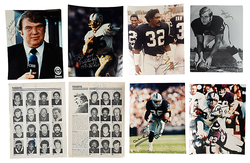 Oakland Raiders Signed Photograph Collection (212) Including George Blanda, Fred Biletnikoff, and John Madden