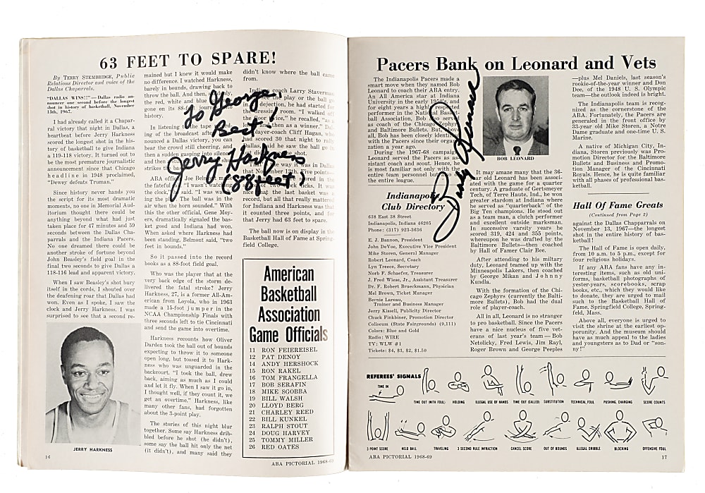 1947 to 1998 Basketball Multi-Signed Program and Magazine Collection (11) Including Oscar Robertson, Bob Cousy, and George Mikan