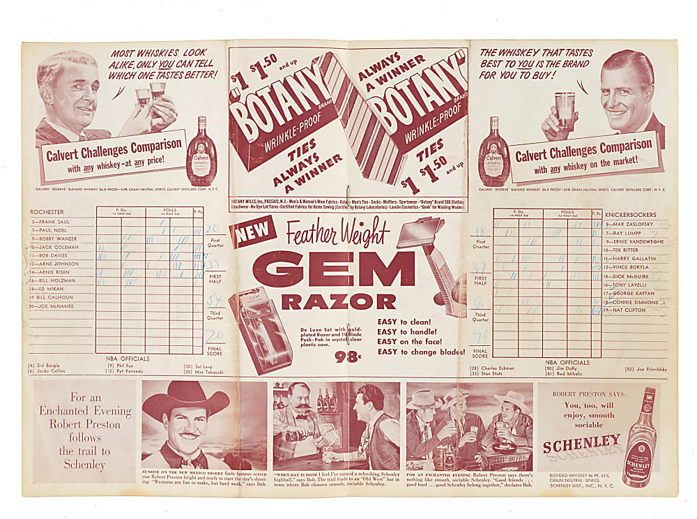 1947 to 1998 Basketball Multi-Signed Program and Magazine Collection (11) Including Oscar Robertson, Bob Cousy, and George Mikan