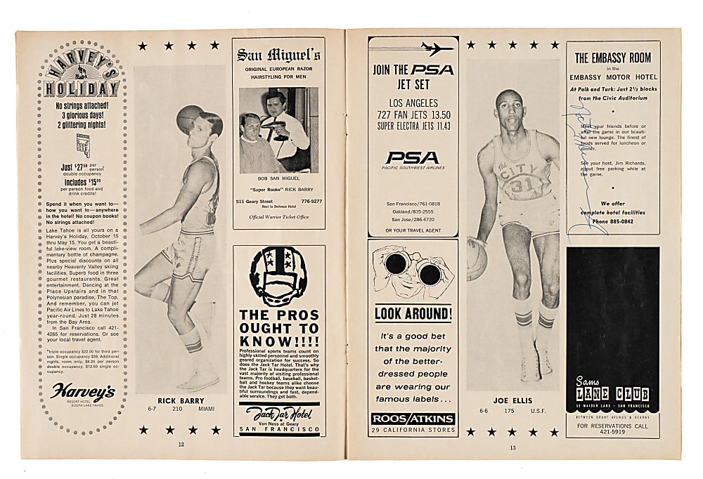 1947 to 1998 Basketball Multi-Signed Program and Magazine Collection (11) Including Oscar Robertson, Bob Cousy, and George Mikan