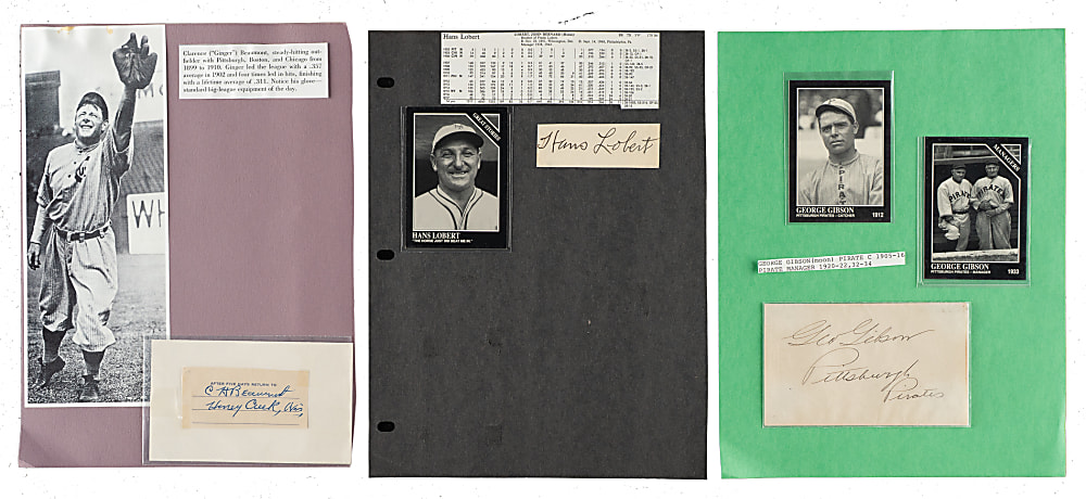 1910-Era Pittsburgh Pirates Signature Collection (21) - All Players Featured in the T206 Set!