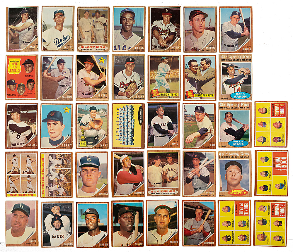 1962 Topps Complete Set (598)