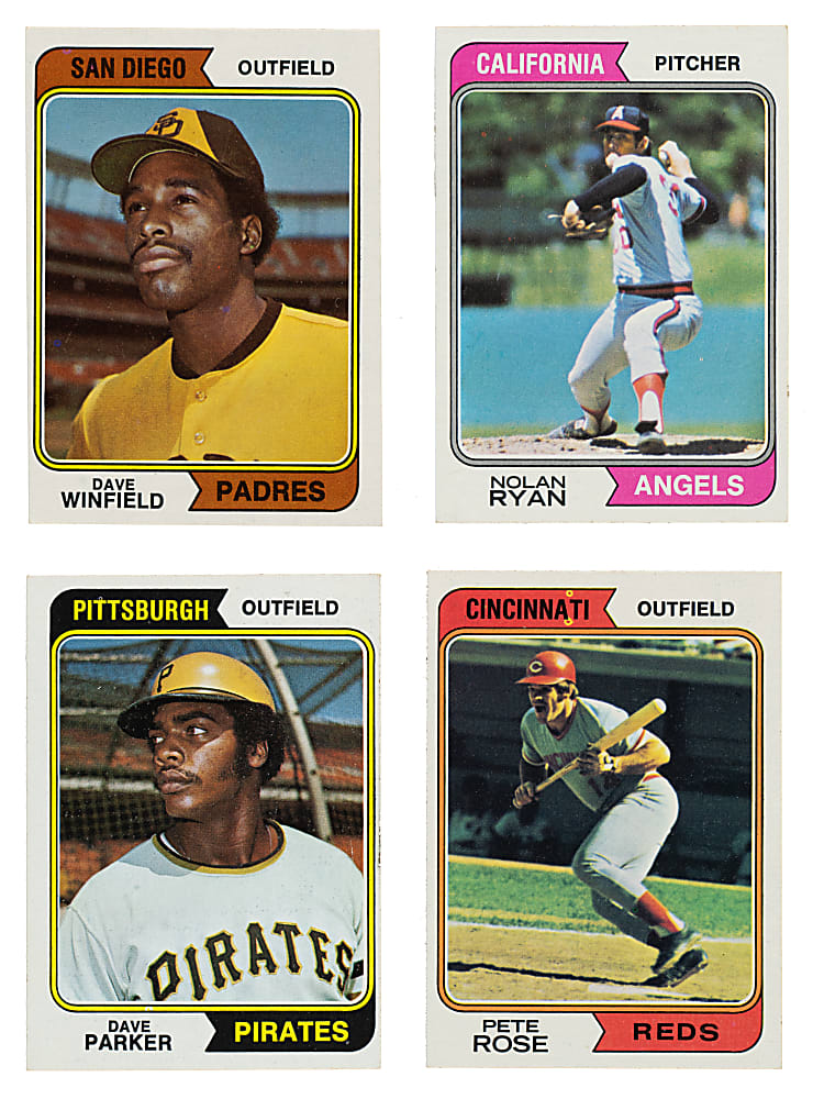 1974 Topps Complete Set (660) Plus Traded Series (44) and Team Checklists (24)