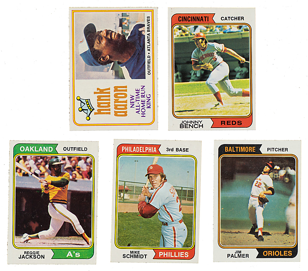 1974 Topps Complete Set (660) Plus Traded Series (44) and Team Checklists (24)