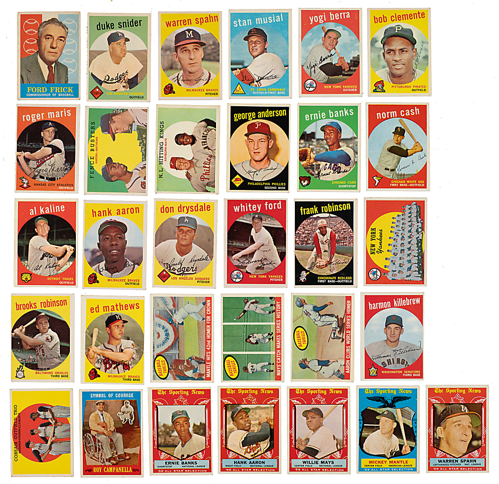 1959 Topps Complete Set (572)