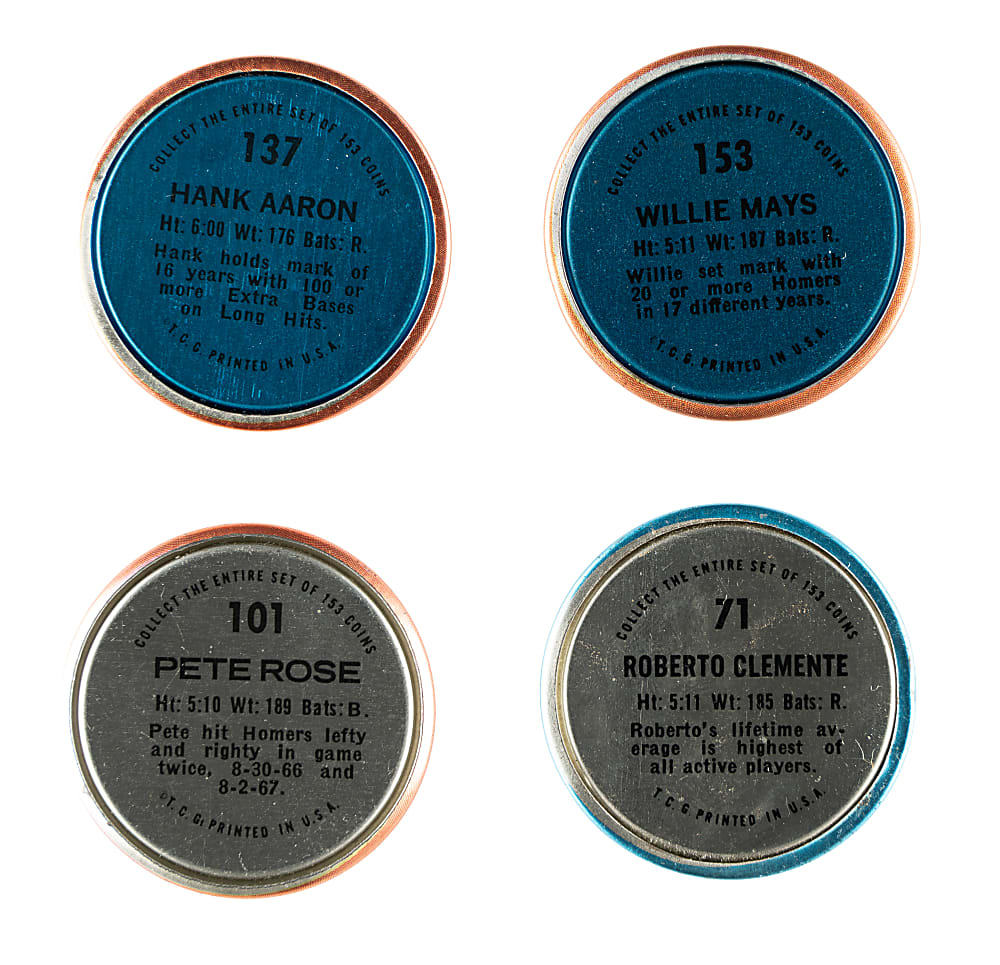 1971 Topps Coins Complete Set (153)