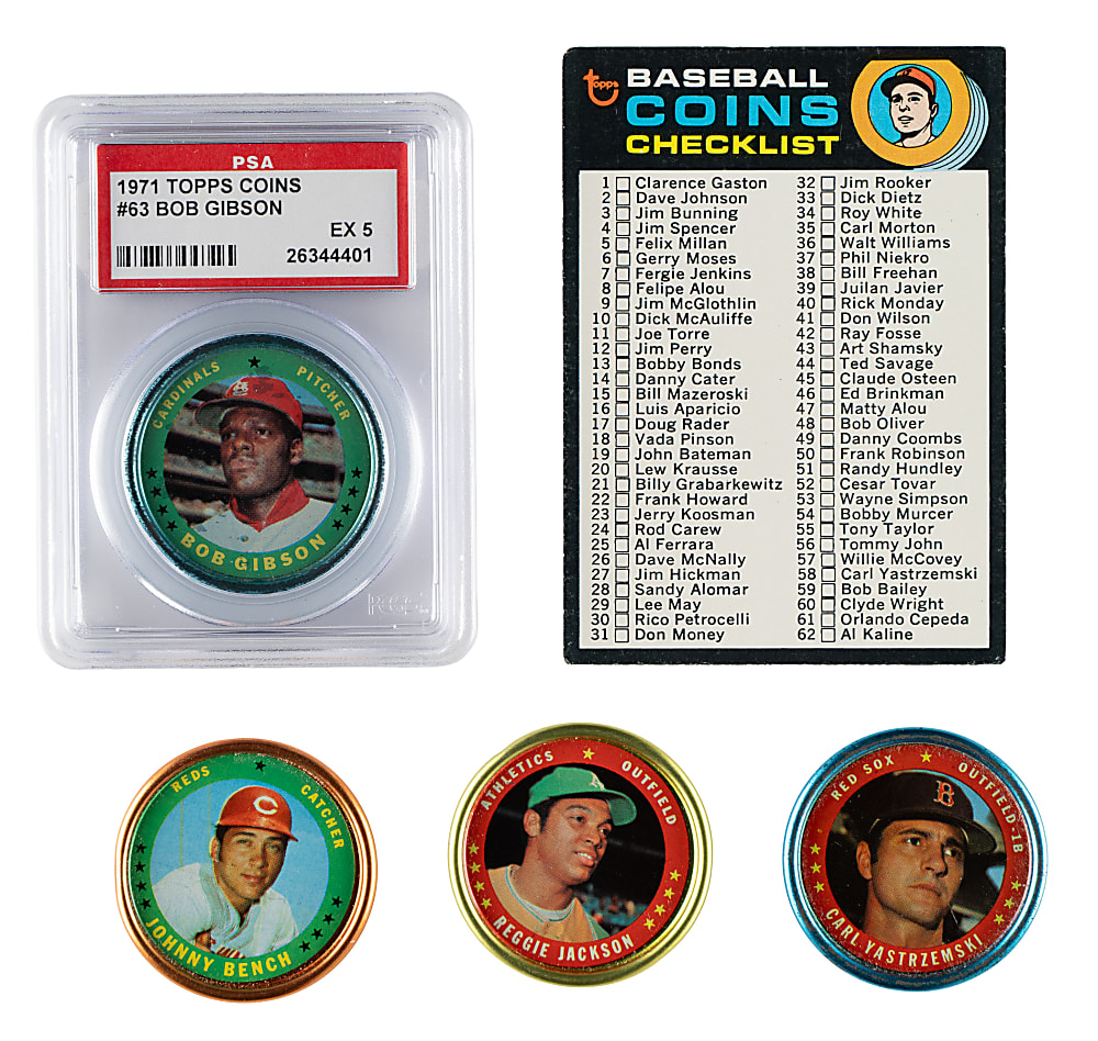 1971 Topps Coins Complete Set (153)