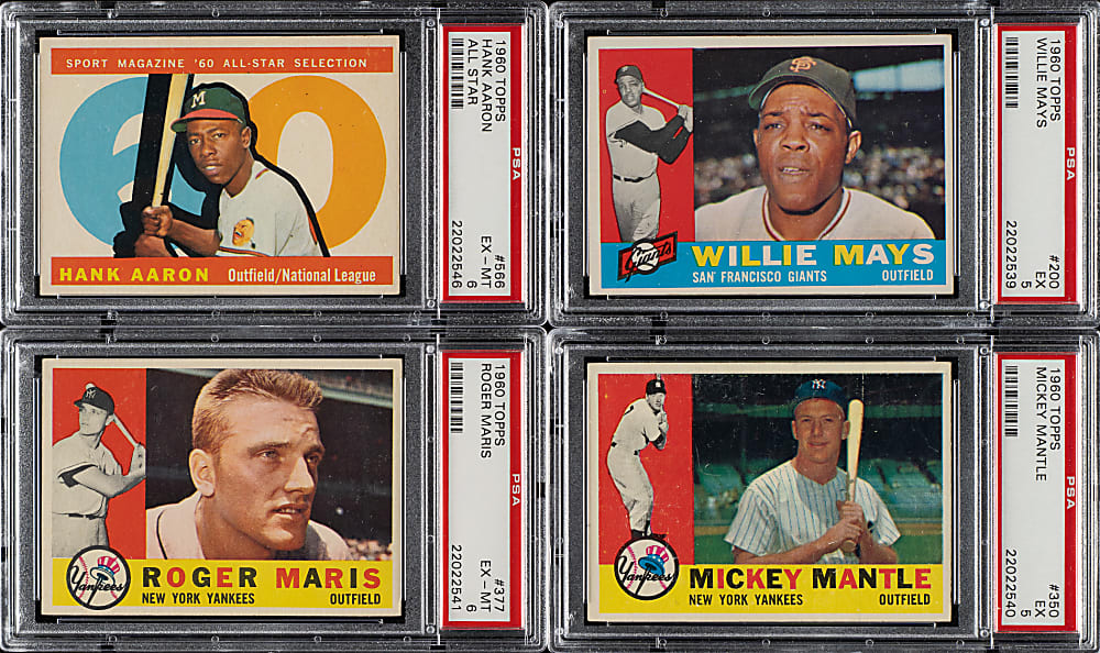 1960 Topps Complete Set (572)