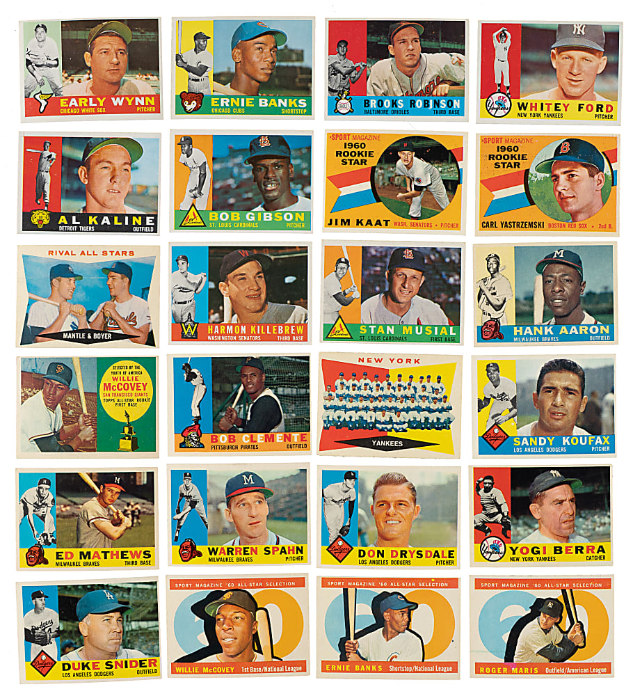 1960 Topps Complete Set (572)