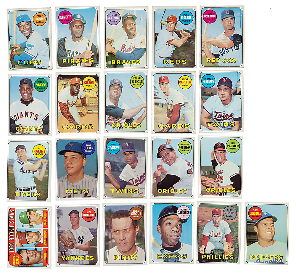 1969 Topps Complete Set (664)