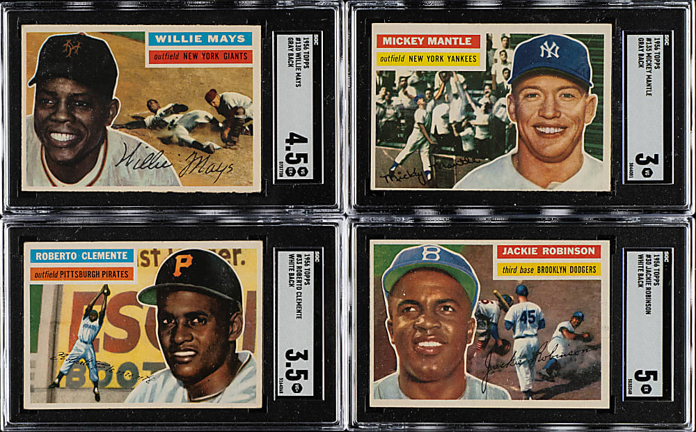 1956 Topps Complete Set (340) Plus Two Checklists and Six Team Variations