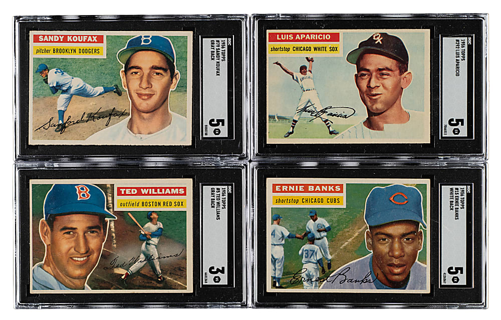 1956 Topps Complete Set (340) Plus Two Checklists and Six Team Variations