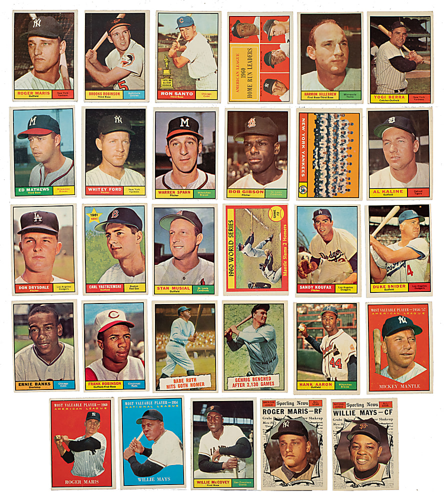 1961 Topps Complete Set (587)