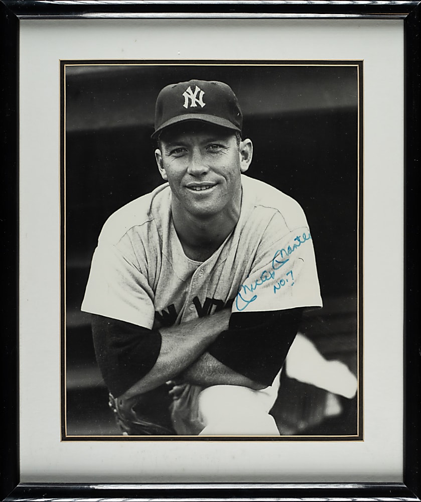 Mickey Mantle "No. 7" Signed Photograph
