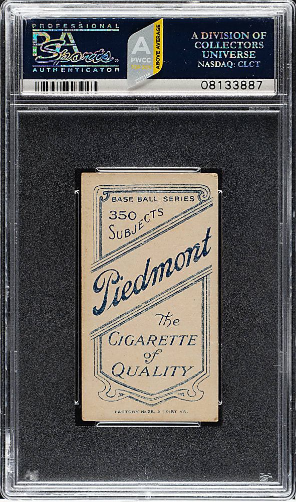 1909-1911 T206 White Border Tris Speaker Rookie PSA EX 5