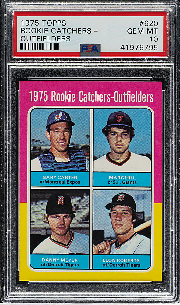 1975 Topps #620 Gary Carter Rookie PSA GEM MINT 10