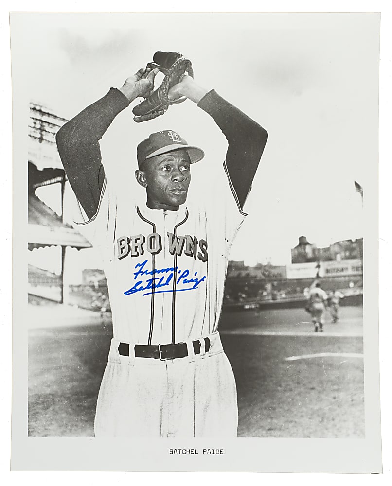Satchel Paige Signed Photograph - PSA/DNA