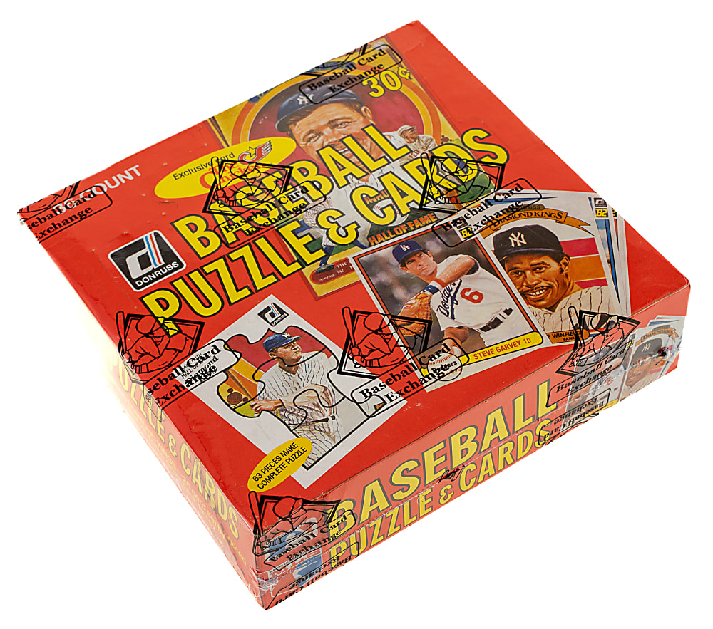 1982 Donruss Unopened Wax Box (36 Packs) - BBCE