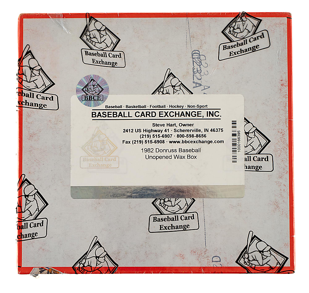1982 Donruss Unopened Wax Box (36 Packs) - BBCE