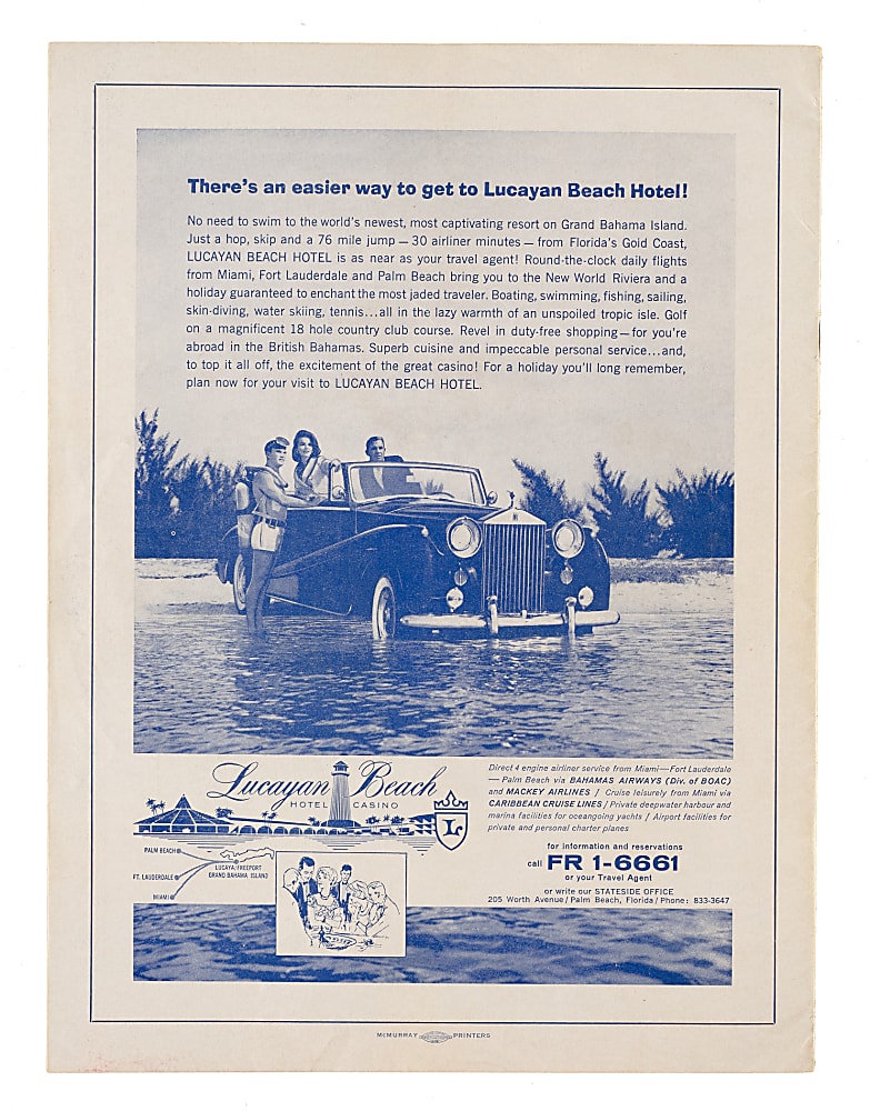 1964 Cassius Clay vs. Sonny Liston First Championship Fight Program