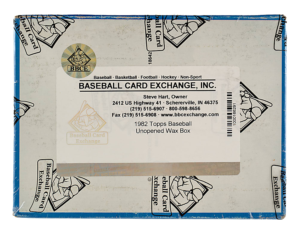 1982 Topps Unopened Wax Box (36 Packs) - BBCE